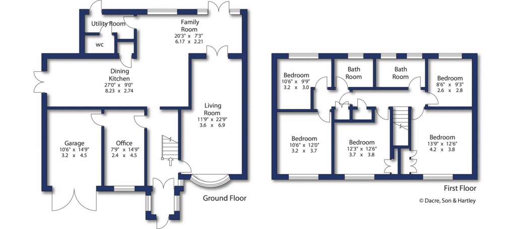 5 bedroom detached house for sale - floorplan