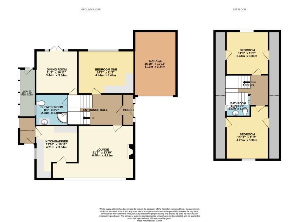 3 bedroom bungalow for sale - floorplan