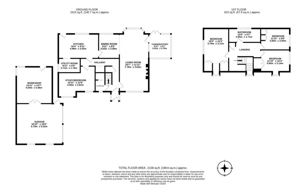 4 bedroom detached house for sale - floorplan