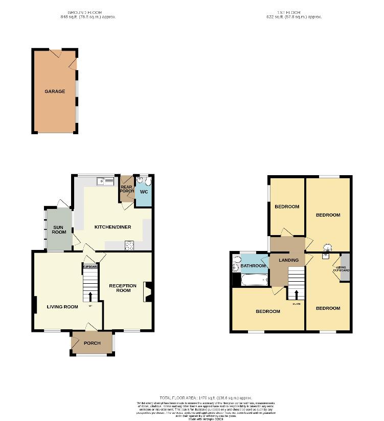 4 bedroom detached house for sale - floorplan