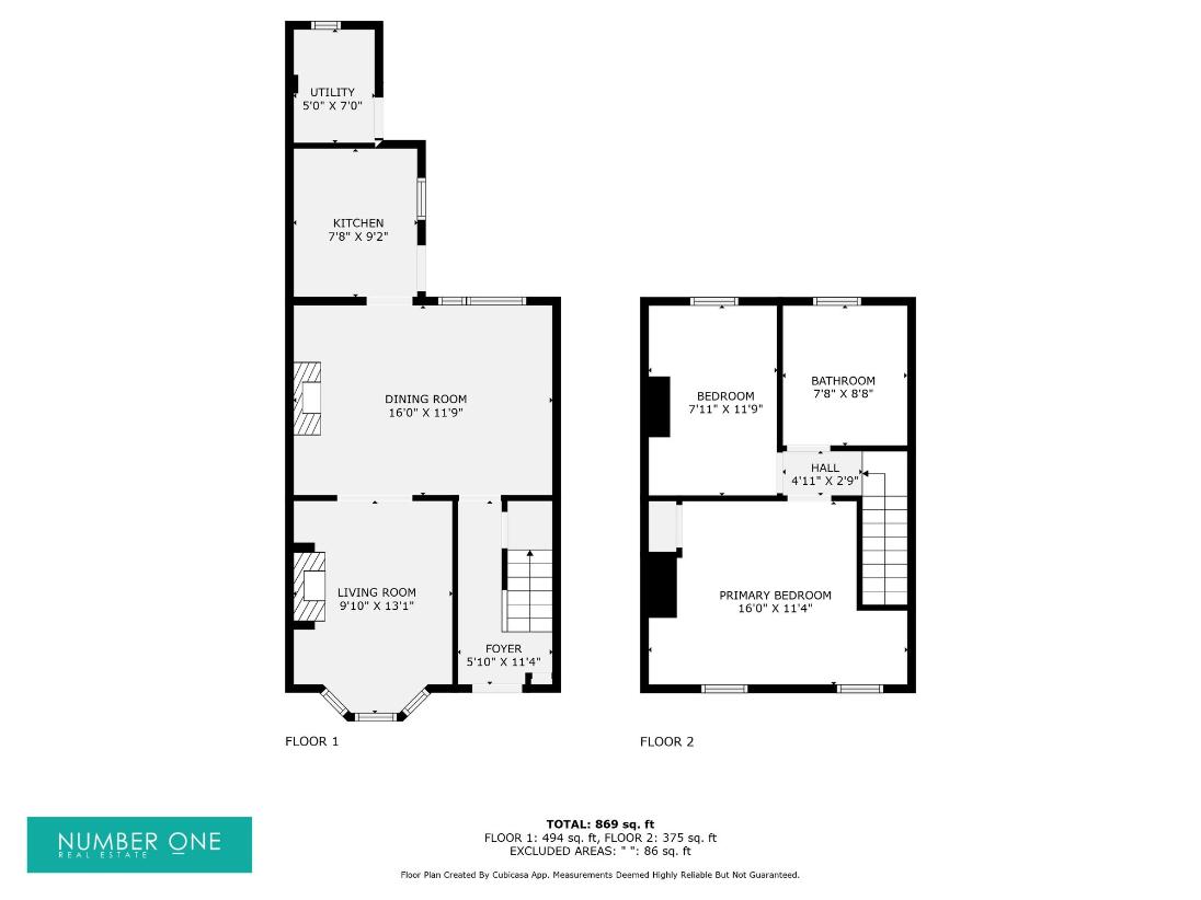 2 bedroom detached house for sale - floorplan