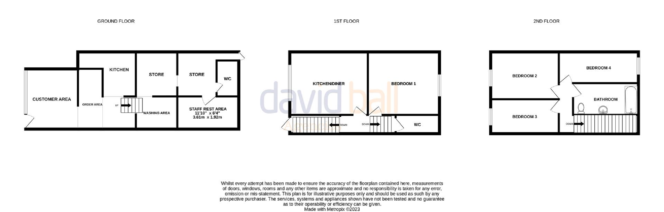 Studio flat for sale - floorplan