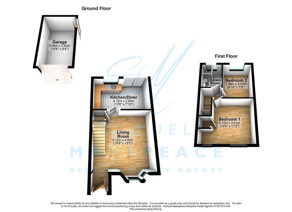 2 bedroom mews house for sale - floorplan