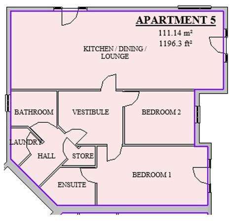 2 bedroom flat for sale - floorplan