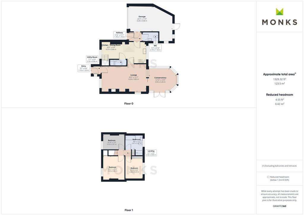 3 bedroom detached house for sale - floorplan