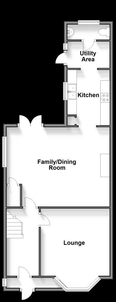 3 bedroom end of terrace house for sale - floorplan