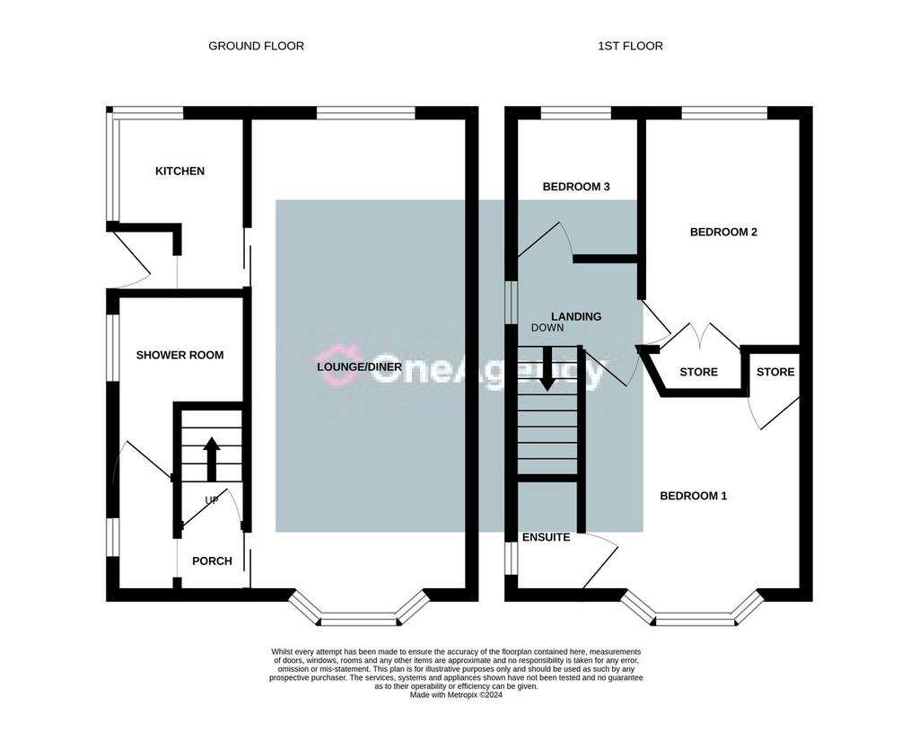 3 bedroom semi-detached house for sale - floorplan