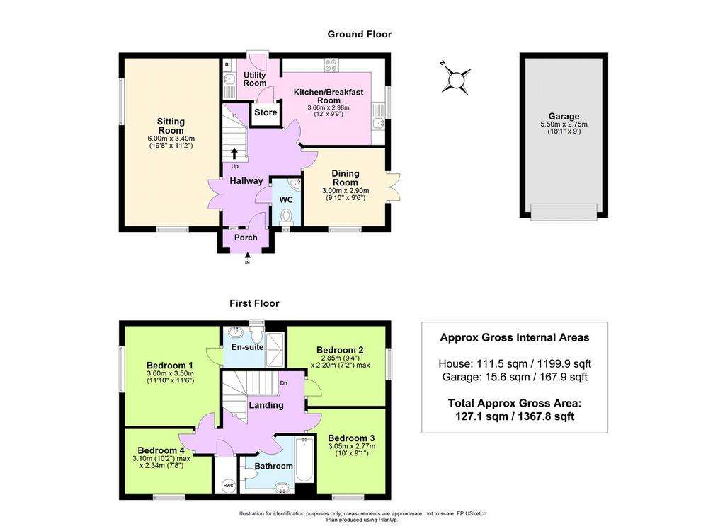 4 bedroom detached house for sale - floorplan