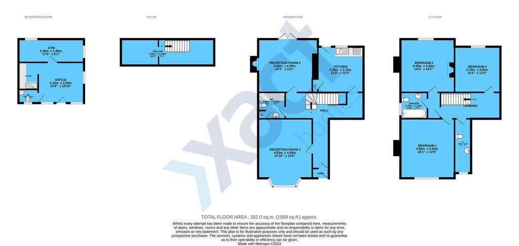 3 bedroom semi-detached house for sale - floorplan