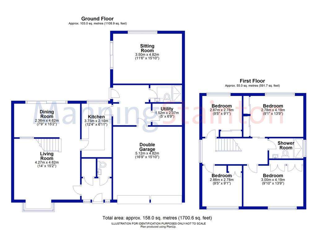 4 bedroom detached house for sale - floorplan