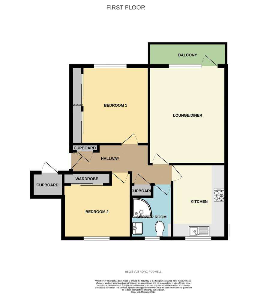 2 bedroom flat for sale - floorplan