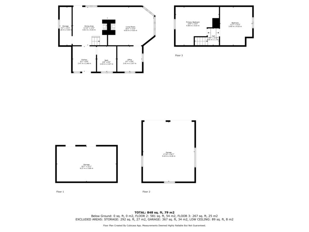 2 bedroom cottage for sale - floorplan