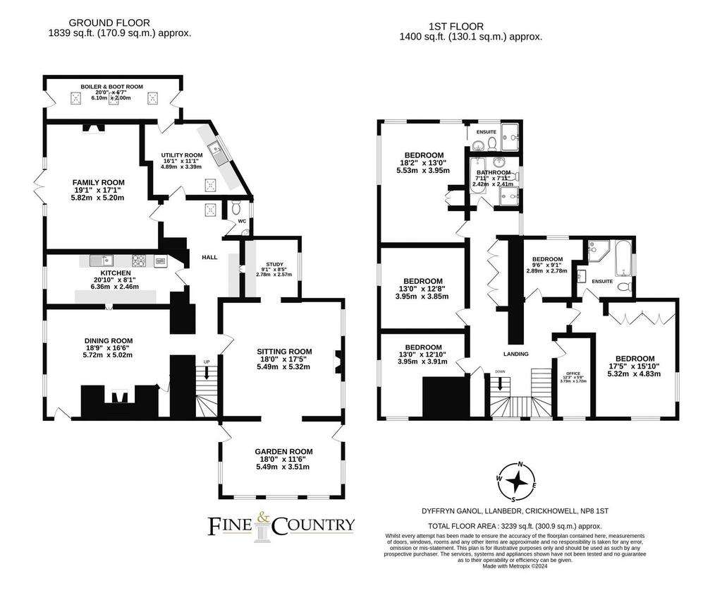 5 bedroom detached house for sale - floorplan