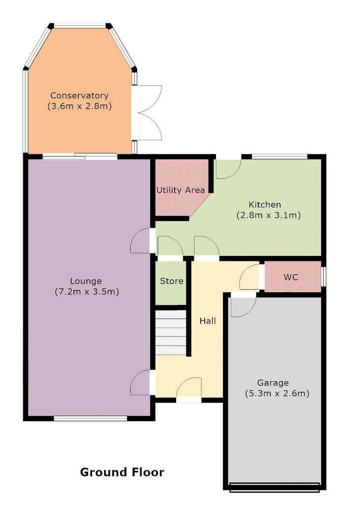 4 bedroom detached house for sale - floorplan