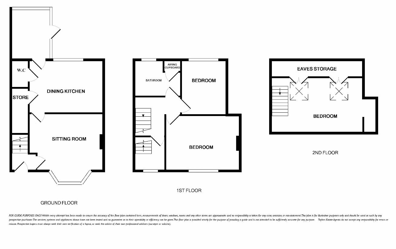 3 bedroom detached house for sale - floorplan