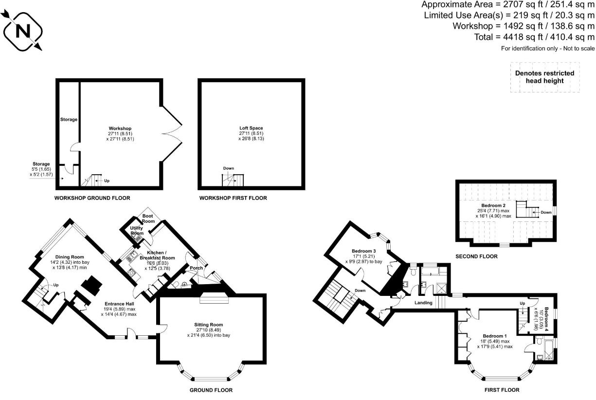 4 bedroom property for sale - floorplan