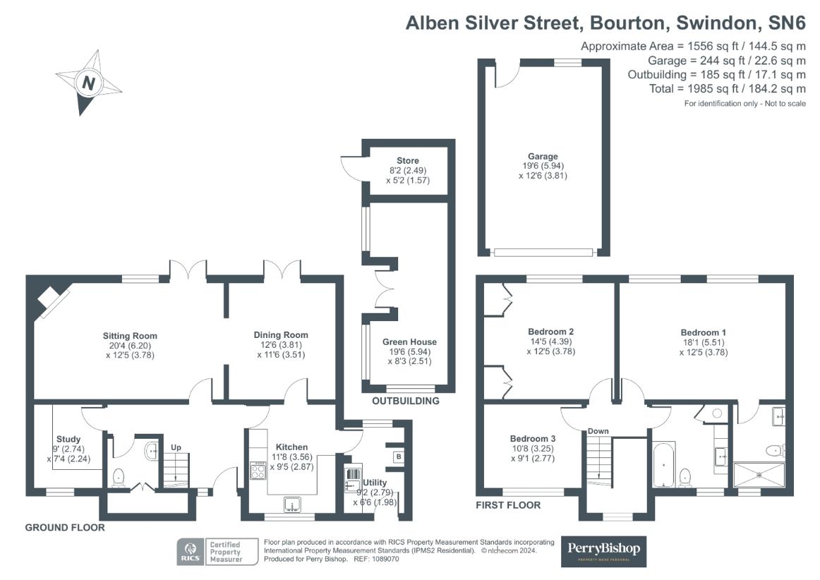 3 bedroom property for sale - floorplan