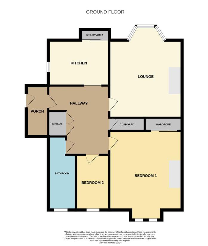 2 bedroom flat for sale - floorplan