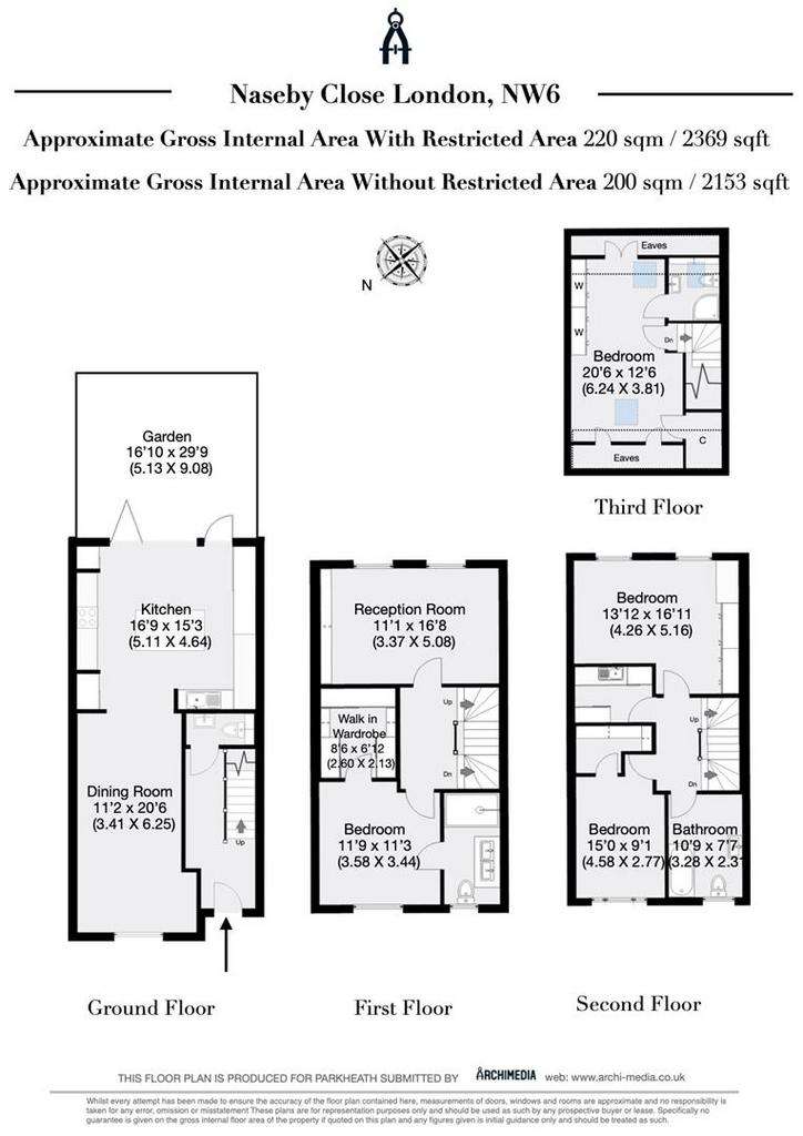 4 bedroom town house to rent - floorplan