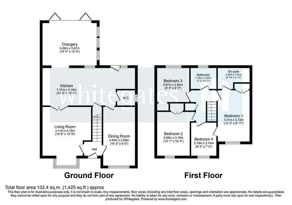 4 bedroom detached house for sale - floorplan