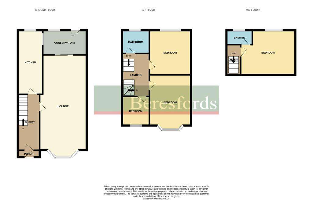 4 bedroom terraced house for sale - floorplan