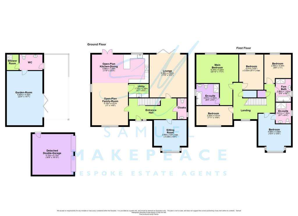 5 bedroom detached house for sale - floorplan