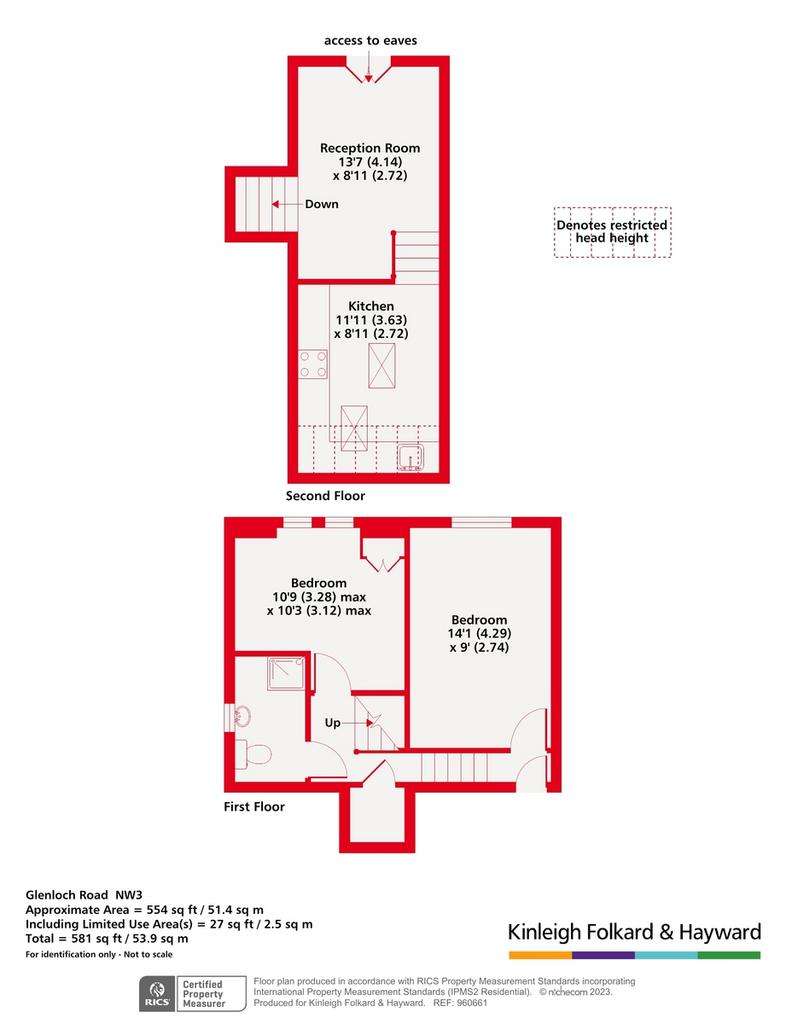 2 bedroom flat for sale - floorplan