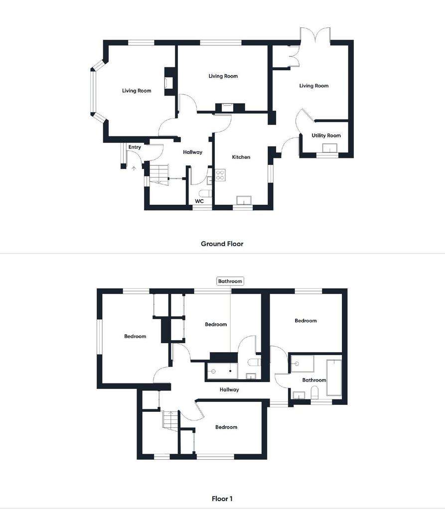 4 bedroom detached house for sale - floorplan