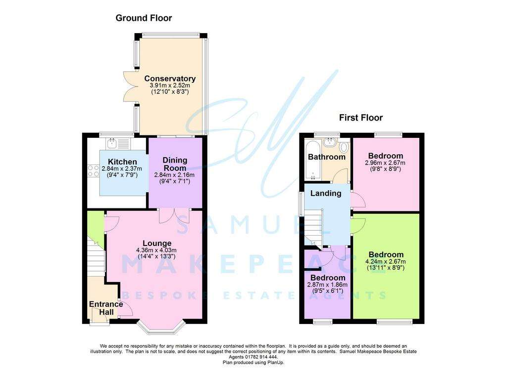 3 bedroom semi-detached house for sale - floorplan