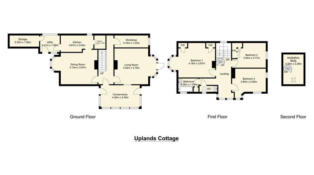 3 bedroom detached house for sale - floorplan