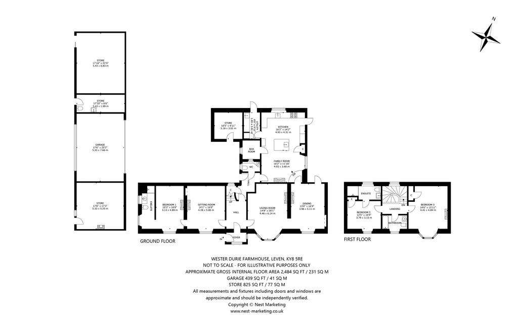 3 bedroom detached house for sale - floorplan