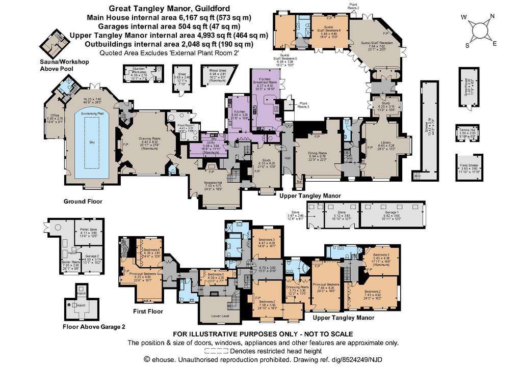 10 bedroom detached house for sale - floorplan