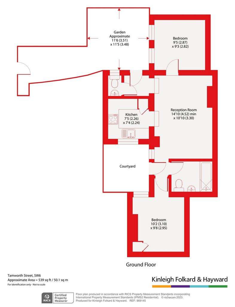 2 bedroom flat for sale - floorplan