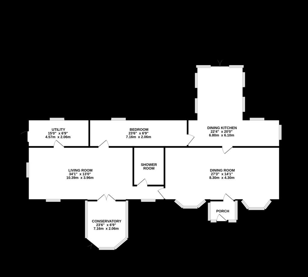 4 bedroom equestrian facility for sale - floorplan