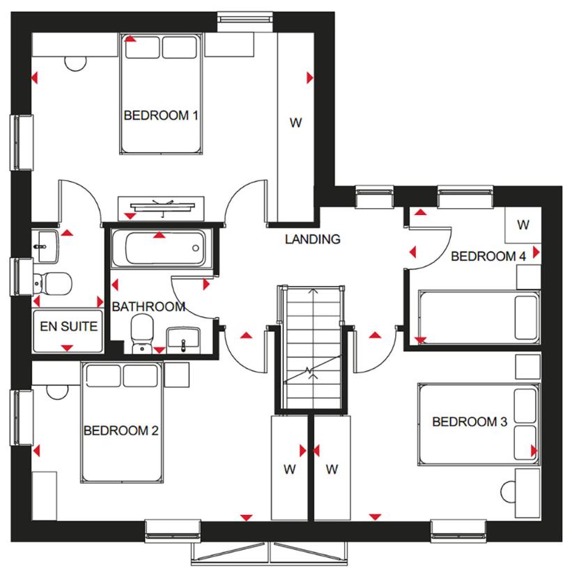 4 bedroom detached house for sale - floorplan