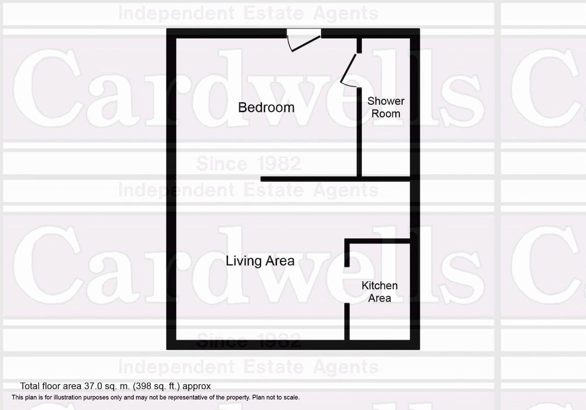 1 bedroom flat for sale - floorplan