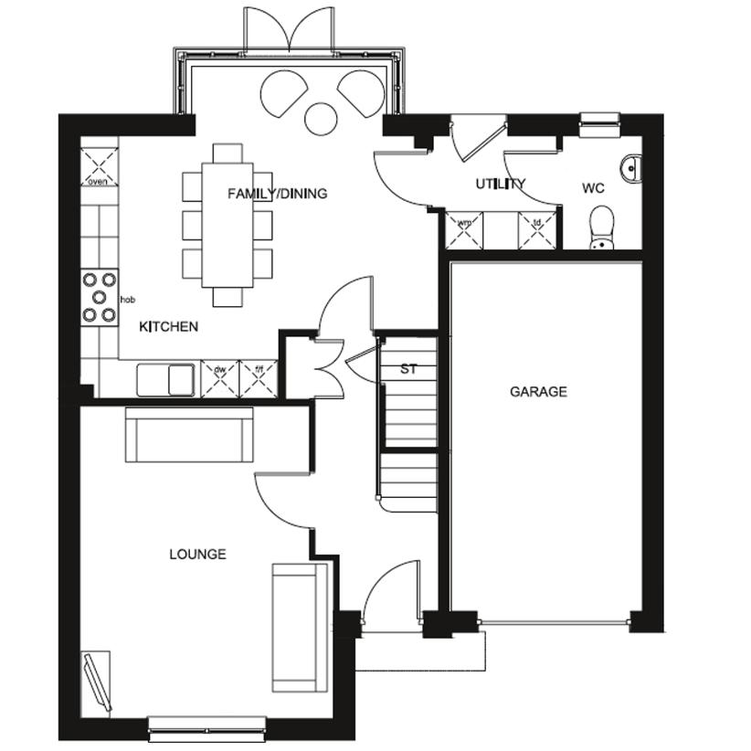 4 bedroom detached house for sale - floorplan