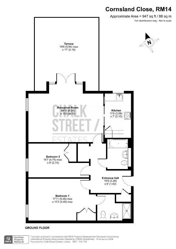 2 bedroom flat for sale - floorplan