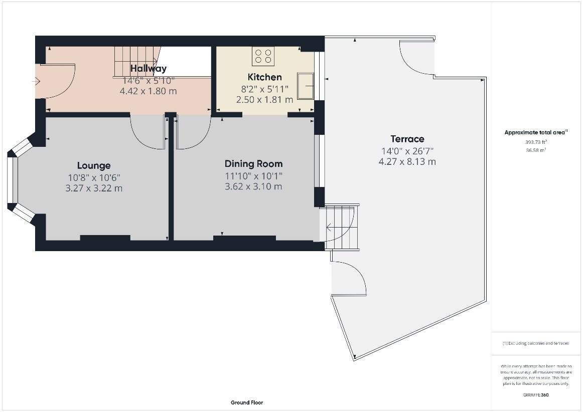 3 bedroom end of terrace house for sale - floorplan