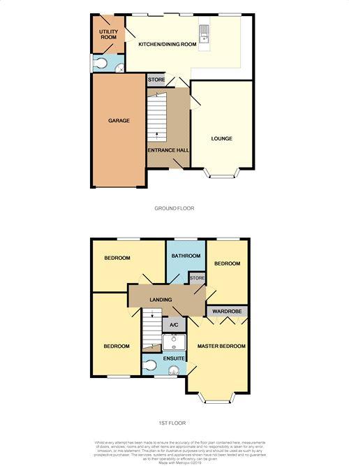 4 bedroom property for sale - floorplan