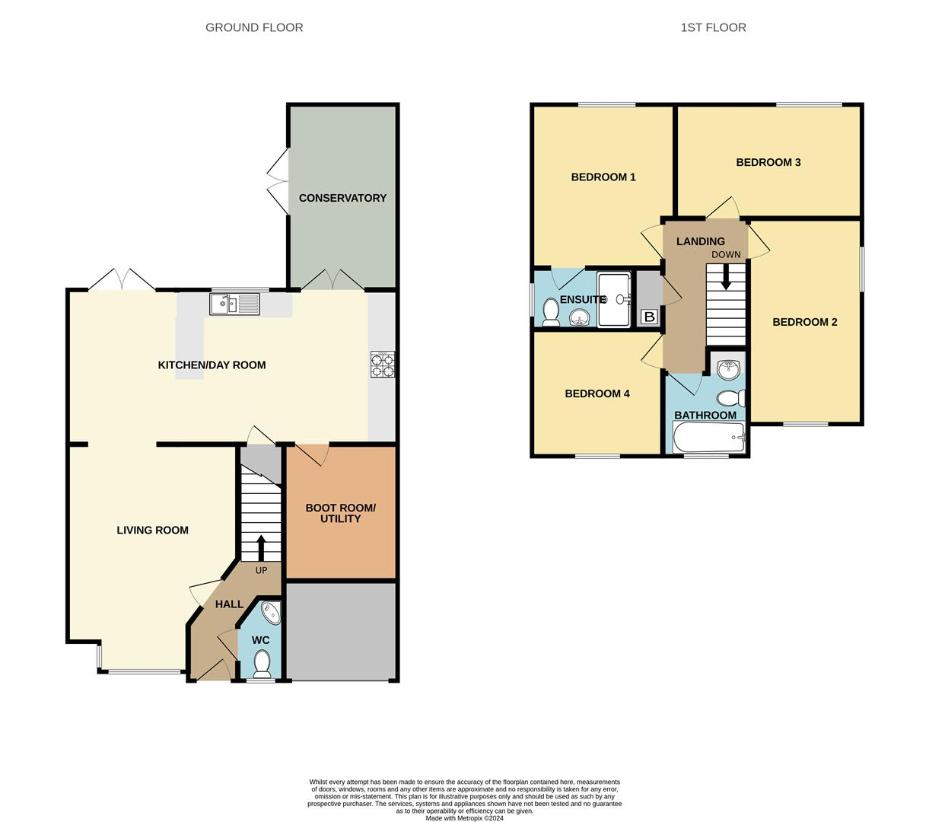 4 bedroom detached house for sale - floorplan