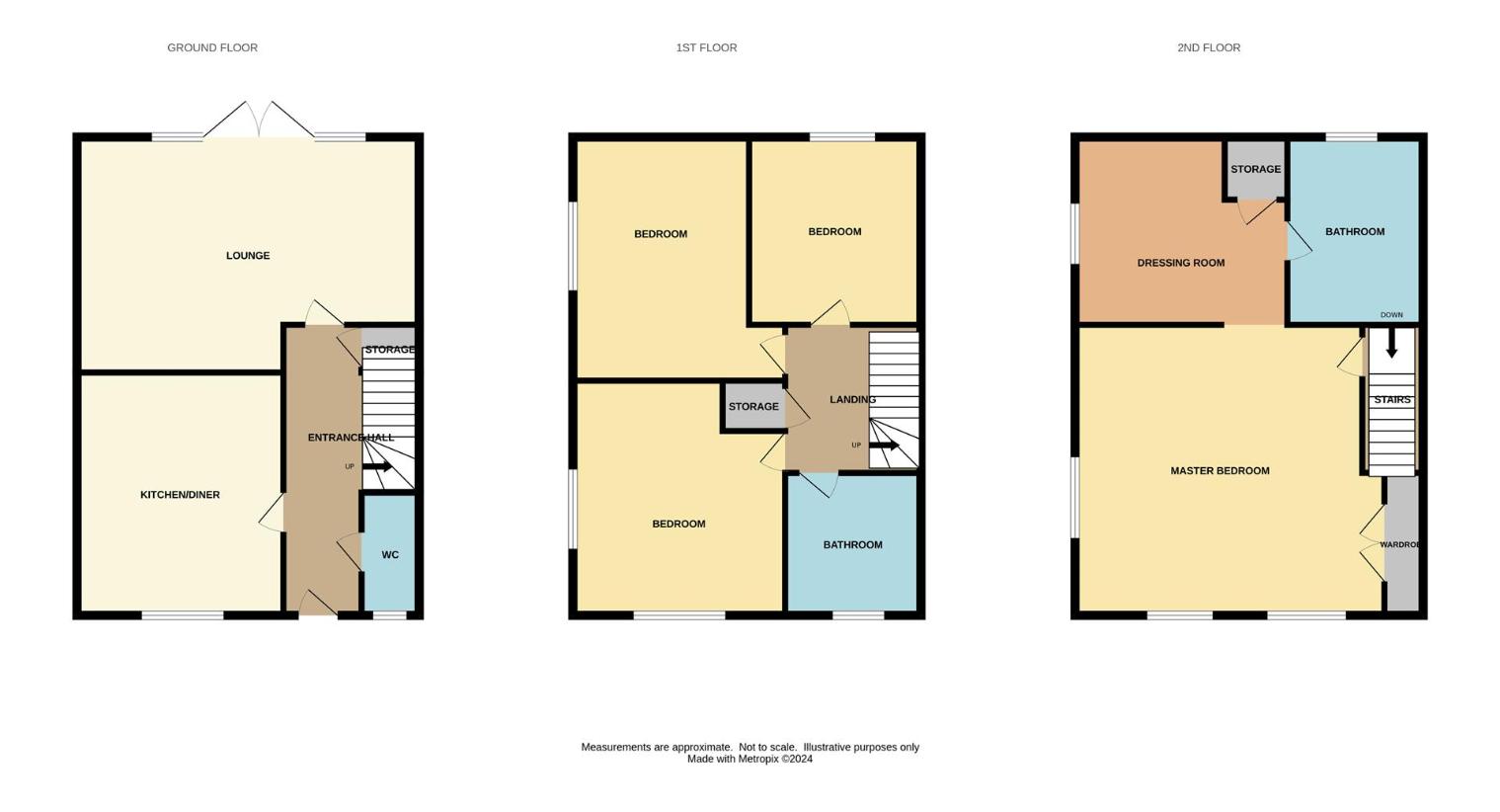 4 bedroom semi-detached house for sale - floorplan