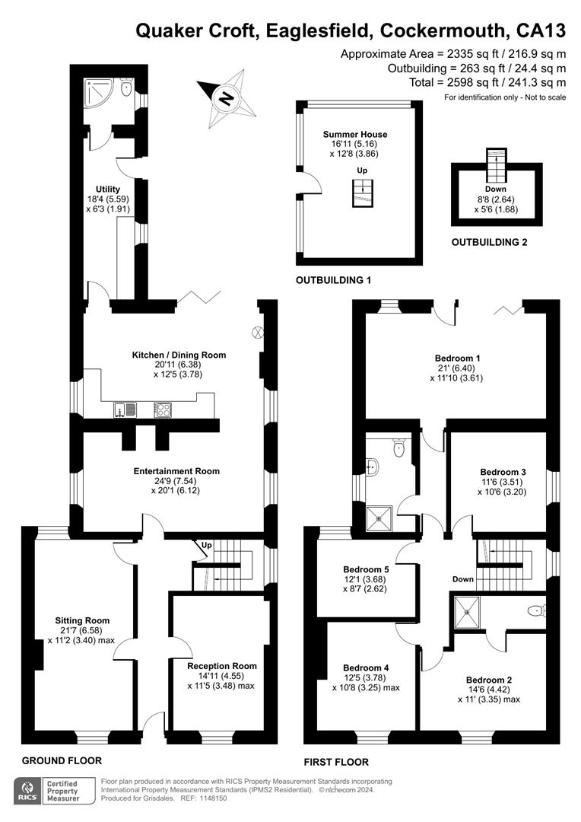 5 bedroom detached house for sale - floorplan