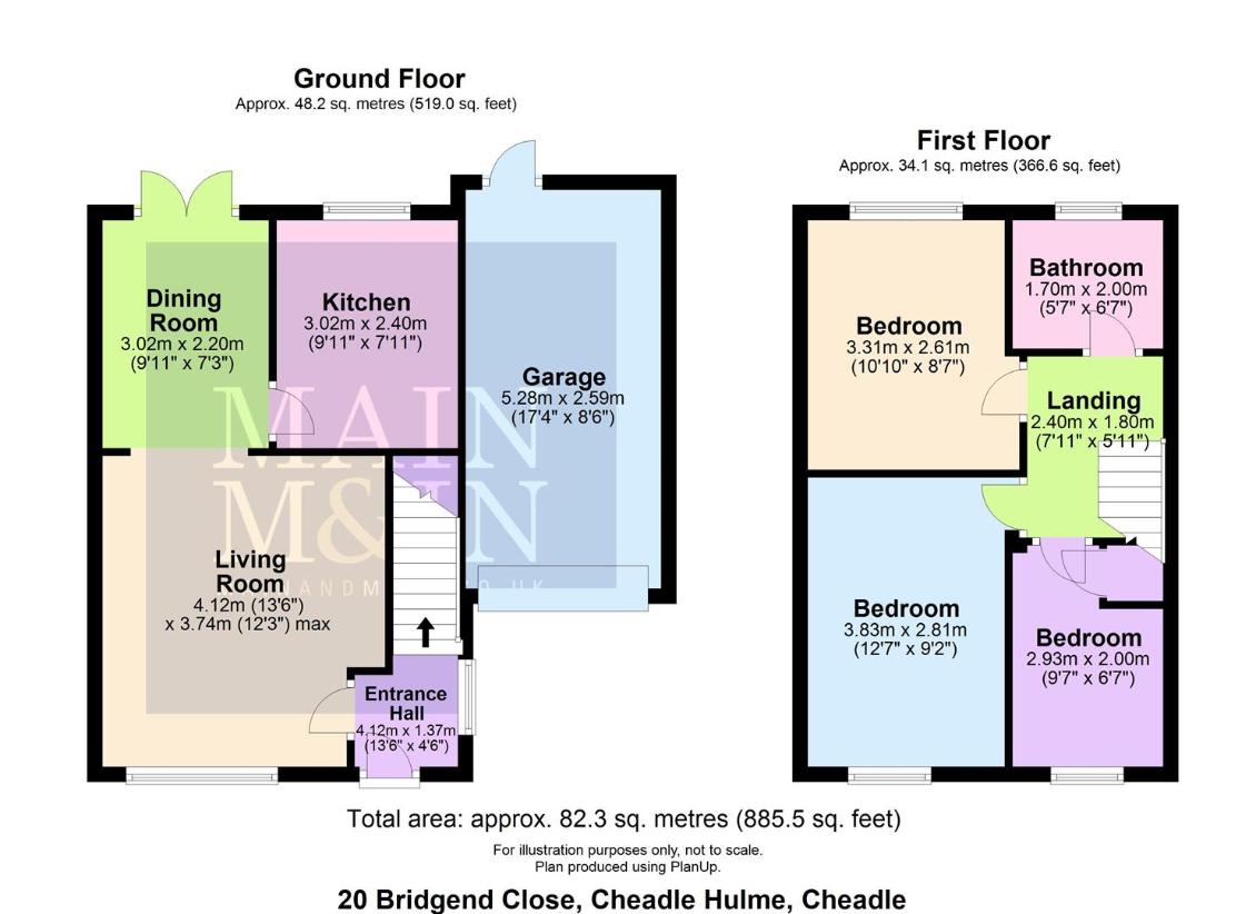 3 bedroom detached house for sale - floorplan