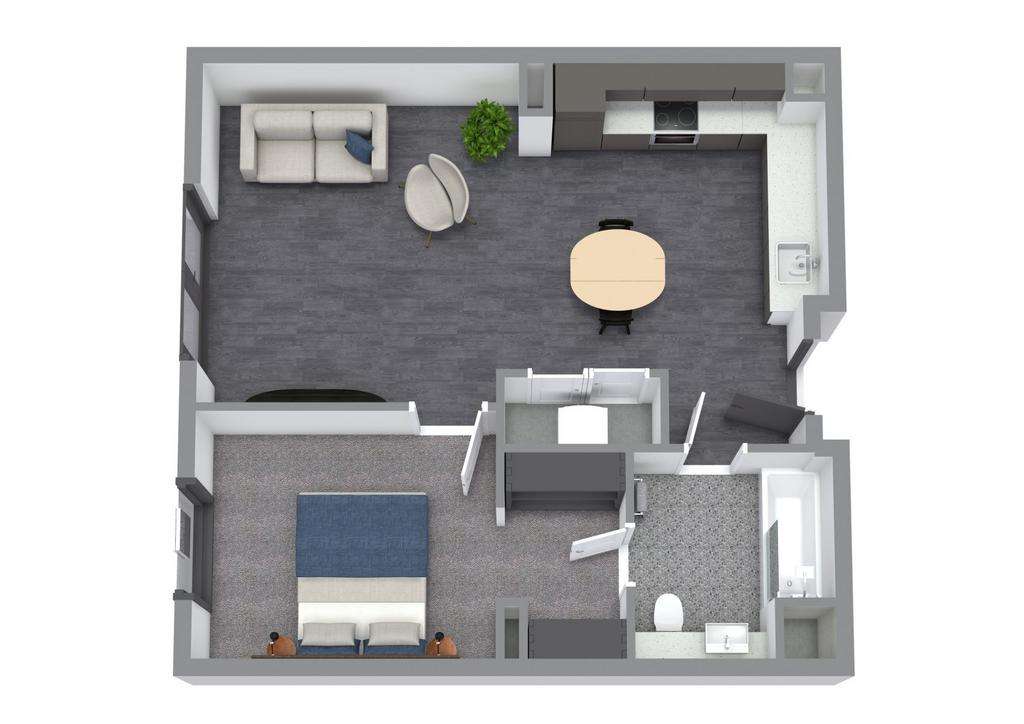 1 bedroom flat to rent - floorplan