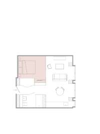 1 bedroom flat to rent - floorplan