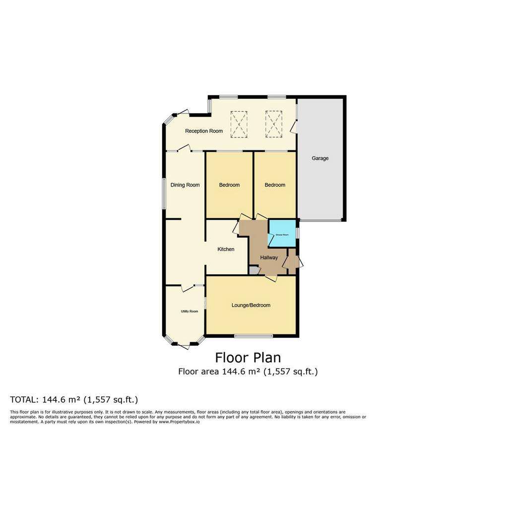 3 bedroom detached bungalow for sale - floorplan