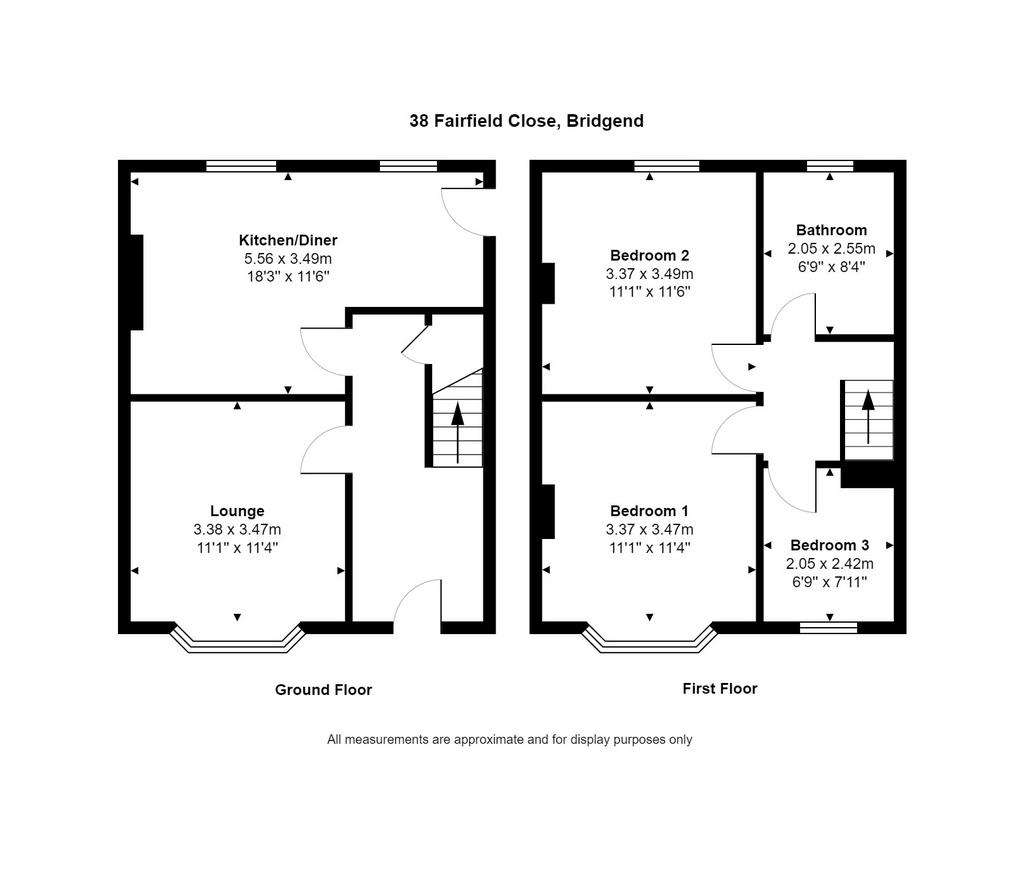 3 bedroom semi-detached house for sale - floorplan