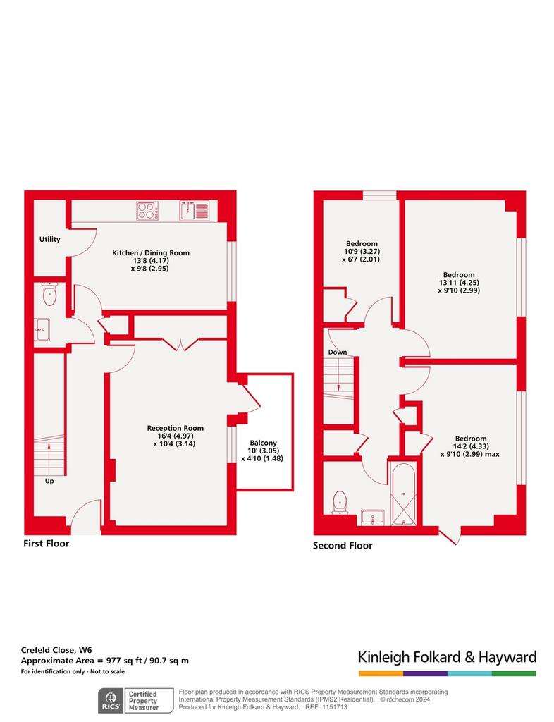 3 bedroom flat for sale - floorplan