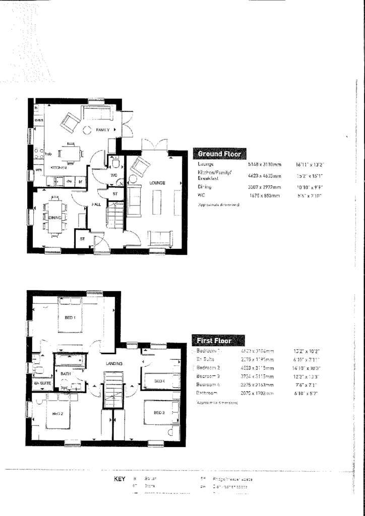 4 bedroom detached house to rent - floorplan